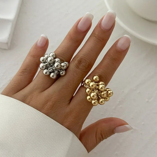 Bohemian Double-Set Bead Ring