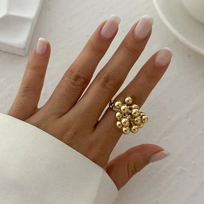 Bohemian Double-Set Bead Ring
