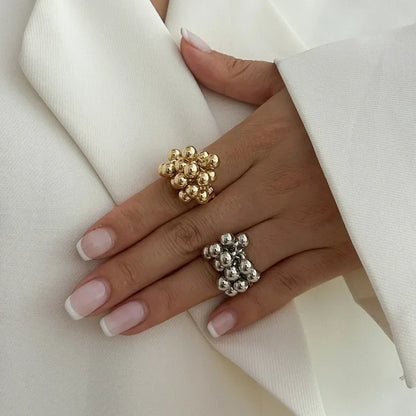 Bohemian Double-Set Bead Ring