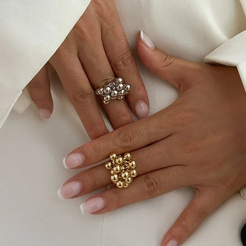 Bohemian Double-Set Bead Ring