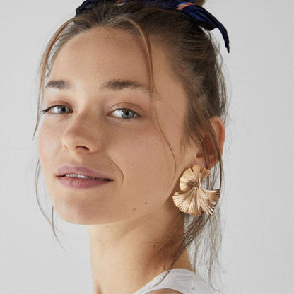 Vintage Ginkgo Biloba Earrings