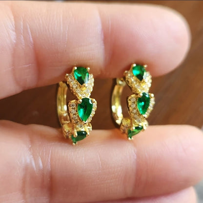 Sylvarra Jadelisse Earrings | Gold-tone