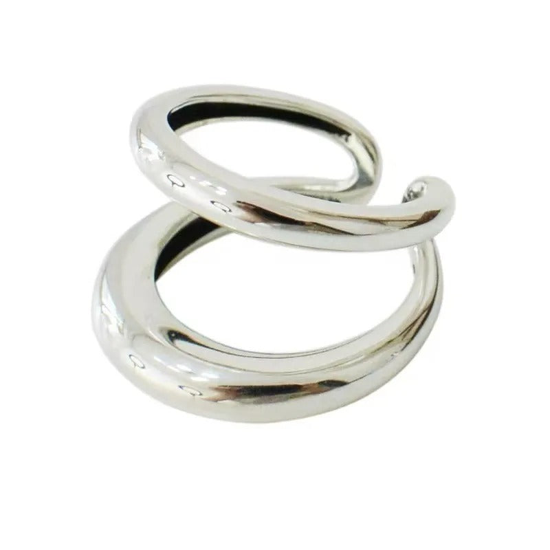 Vintage adjustable Silver-tone ring