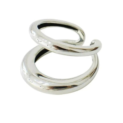 Vintage adjustable Silver-tone ring