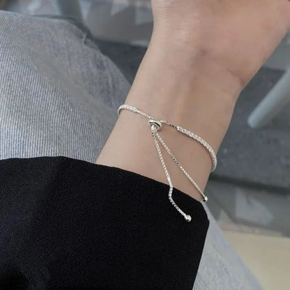 Beautiful Silver-tone Cubic Zirconia Bracelet