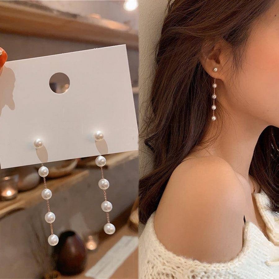 Jade Bead Earrings