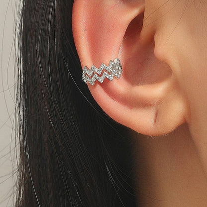 Jessie Zigzag Cuff Earrings