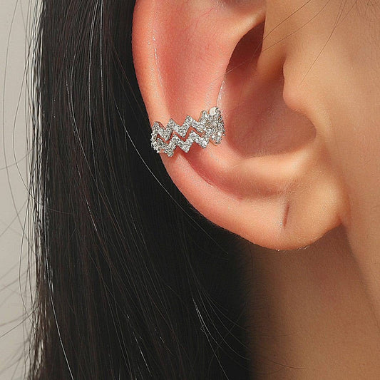 Jessie Zigzag Cuff Earrings